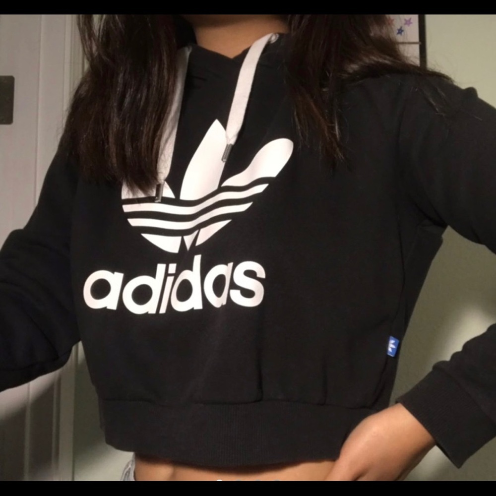 ADIDAS cropped hoodie